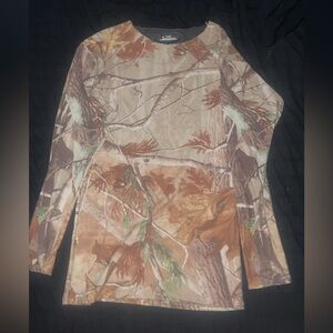 Camouflage Long Sleeve Dress